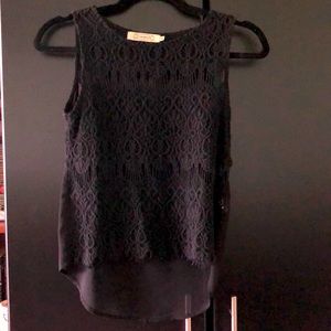 Black Lace Blouse